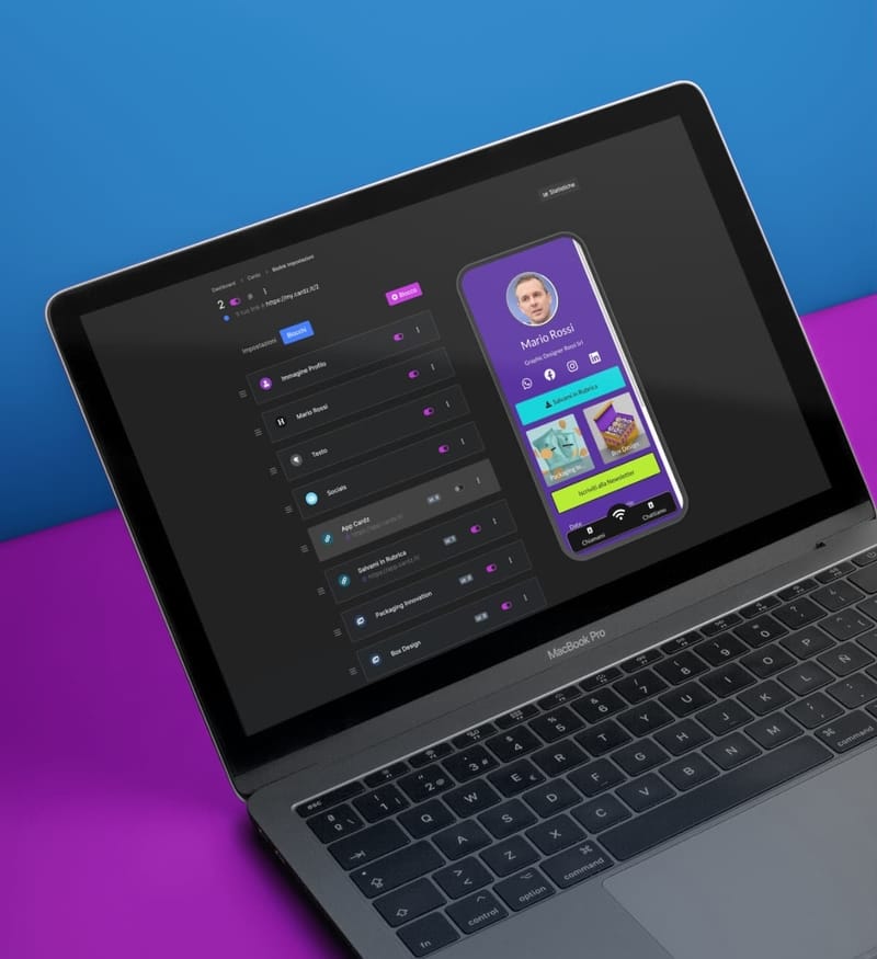 Cardz Biglietti da visita Digitali NFC + QR